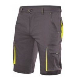 BERMUDAS VELILLA BICOLOR EN TEJIDO STRETCH