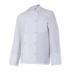 CHAQUETA DE COCINA VELILLA DE MANGA LARGA