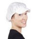 GORRA GARY´S DE MUJER POPELIN BLANCA (PAQ. 10 UNID)