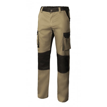 PANTALÓN VELILLA BEIGE MULTIBOLSILLOS CORTE SLIM FIT