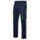 PANTALÓN negro-verde lima velilla slim fit 103024