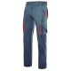 PANTALÓN gris-rojo velilla slim fit 103024