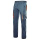 PANTALÓN gris-naranja velilla slim fit 103024