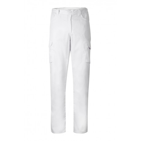 PANTALÓN blanco 1 VELILLA MULTIBOLSILLOS BÁSICO