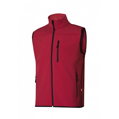 CHALECO rojo VELILLA SOFT SHELL