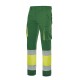 PANTALÓN verde-amarillo flúor VELILLA 100% ALGODÓN ALTA VISIBILIDAD