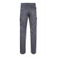 PANTALÓN gris STRETCH VELILLA MULTIBOLSILLOS TALLE AJUSTADO