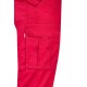 PANTALÓN rojo STRETCH VELILLA MULTIBOLSILLOS TALLE AJUSTADO