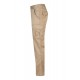 PANTALÓN beige STRETCH VELILLA MULTIBOLSILLOS TALLE AJUSTADO