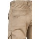 PANTALÓN beige STRETCH VELILLA MULTIBOLSILLOS TALLE AJUSTADO